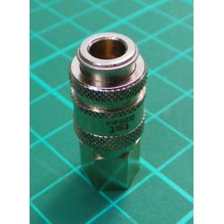 RS PRO Brass Female Pneumatic Quick Connect Coupling, Metric M5 Female Threaded