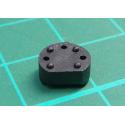 Transistor Spacer, 3 Hole, 7.1mm Diameter, 3.8mm Height