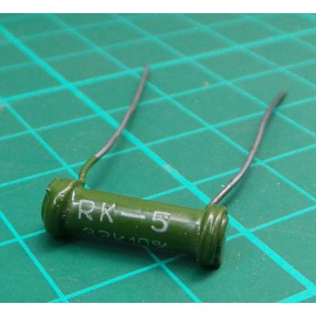 Resistor, 33k, 10%, 0.5W, RK-5