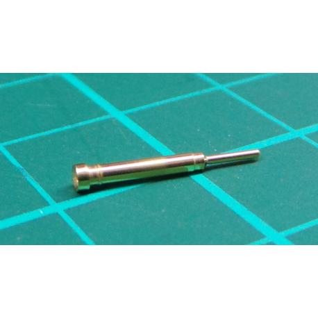 Single turned pin/socket, for 0.44-0.56mm