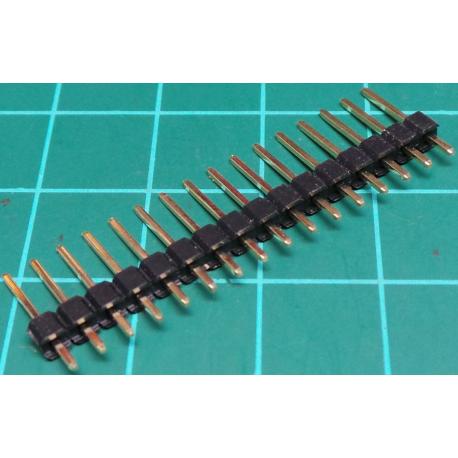 16 Pin SIL Header, Male, 2.54mm Pitch