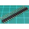 HDR 16 Pin SIL Header, Male, 2.54mm Pitch