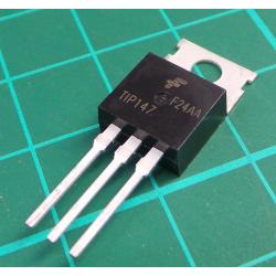 TIP147, PNP Transistor, Darlington, 100V, 10A, 80W, hFE 500, TO220AB
