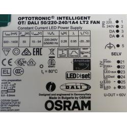 PSU, Constant Current LED, Optotronic, O~Ti DALI 50/220-240/1A4 LT2 FAN
