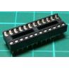 IC DIL Socket, 24 Pin, Stamped Contacts