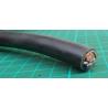 Multicore mains Cable, 2x8AWG (Blue/Brown), 1 x 16AWG (White), 2x20AWG (Brown/White), 2.5m Length