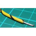 20AWG, 0.75mm2, Stranded, PVC, 105deg, Yellow/Black