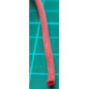Silicone Sleeving, 1.5mm Bore, Red, per meter