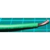 16AWG, 1.5mm2, Stranded, PVC, 105deg, Green, per meter