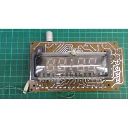USED, PCB for Component Reclaim, Vacuum clock display