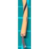 20AWG, 0.5mm2, Stranded, PVC, 105deg, Orange (Black Tracer), per meter