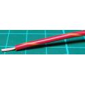 22AWG, 0.5mm2, Stranded, PVC, 105deg, Red (Orange Tracer)