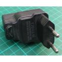 USED, Charger, USB Socket, MODEL: KSAS0060500100D5U, 5V, 1A, Euro Plug