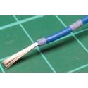 20AWG, 0.75mm2, Stranded, PVC, 105deg, Blue / White