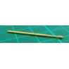 Sprung loaded test pin, 2.54 mm, Concave, 3 A, 38.3 mm, 250 g