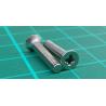 Screw, M3x16, Countersunk, Pozi, Stainless steel A4