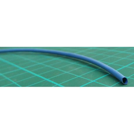 Shrink tubing 1.5 / 0.75 mm blue