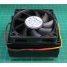 CPU Heatsink for socket 478 CPUs, 70x70x15mm fan, Two clips, 32dB, 84x62x40mm