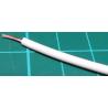 22AWG, 0.5mm2, Stranded, PVC, 105deg, White
