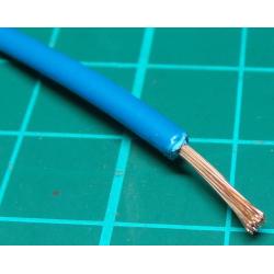20AWG, 0.75mm2, Stranded, PVC, 105deg, Blue