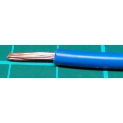 16AWG, 1.5mm2, Stranded, PVC, 105deg, Blue, per meter