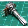 Potentiometer,25K, Lin, THT, 6x30mm Shaft