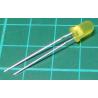LED, Yellow , 5mm, 200mCd, 20mA