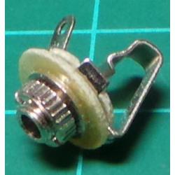 Jack Socket, 3.5mm, Mono, Open Frame, Panel Mount, with Switch