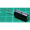 Capacitor, 1000uF, 25V, 105deg, Radial, Electrolytic