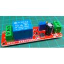 Time delay module with 1-10s relay, module with NE555, 12V supply