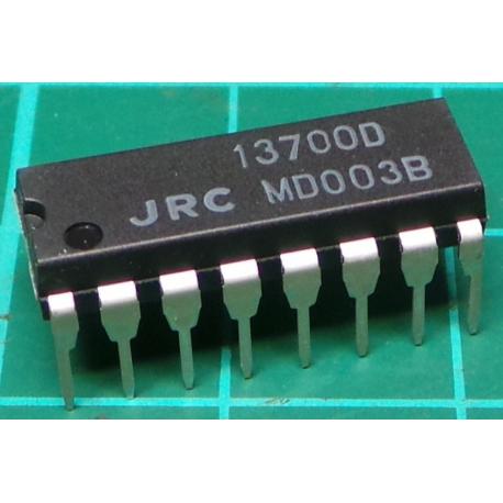 NJM13700D (LM13700), Dual Operational Transconductance Amplifiers