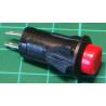 Switch SPST, Push to make, Non-Latching, Panel Mount (Snap in)