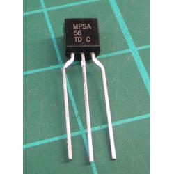 MPSA56, PNP Transistor, 300V, 0.5A, 0.625W, TO92 * New Photo