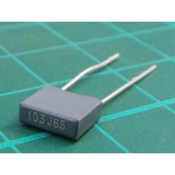 Capacitor, 10nF, 63V, CF1, 5mm Pitch, Box Poly