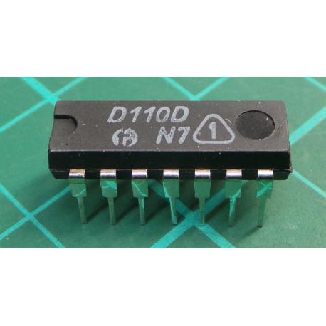 D110D - 3x 3vstup. NAND, DIL14 /MH7410, MH5410/, DIL14