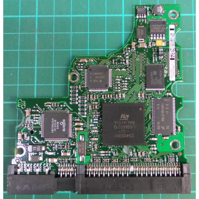 PCB: 100151017 Rev A, Barracuda ATA IV, ST360021A, 60GB, 3.5