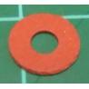 M3 Washer, Fibre, Red, 8mm diameter