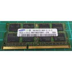 USED, sodimm, DDR3-1066, PC3-8500, 4GB