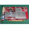 USED, PCI-Express, Radeon X550, 128MB, Connectors:- DVI, TV Out, VGA