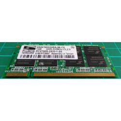 USED, SODIMM, DDR-333, PC2700, 1GB