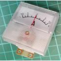 Panel Meter, Analogue, -10A to +10A, 40x40mm