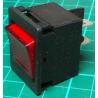 Switch DPST Rocker, with Circuit Breaker, 250VAC, 15A