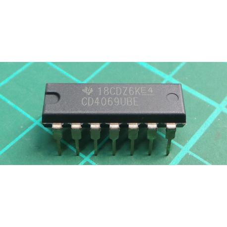 4069, CMOS, 4069, Hex Inverter * Needs Photo