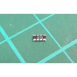 Resistor Array, SMD, 47K, 0.063W, 5%