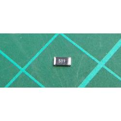 Resistor, SMD, 510R, 5%, 0.25W, 1206