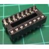 IC DIL Socket, 16 Pin, Stamped Contacts
