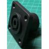 Speakon Socket, Panel Mount, 4 Pole