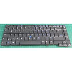 USED, Laptop keyboard, HP/Compaq, K070502B1 PK1300Q05Q0, Czech