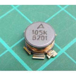 Power Inductor, SMD, 1mH, 0.33A, Unshielded, 10.4mm x 10.4mm x 4.8mm, Farnell - 742-9762