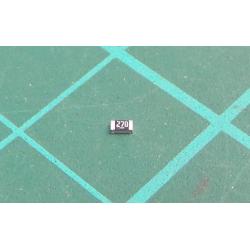 SMD Chip Resistor, 27 ohm, ± 1%, 100 mW, 0603 [1608 Metric], Thick Film, General Purpose, Farnell - 923-8298